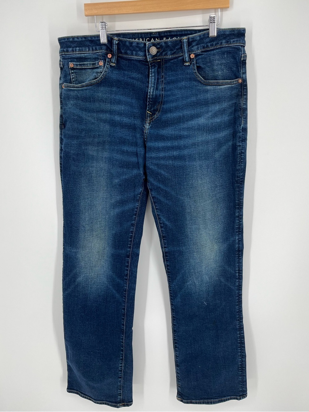 American Eagle Airflex Classic Bootcut Jeans Men’s Size 36x36 in Blue